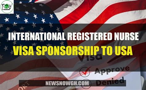 Visa Sponsorship for International Registered Nurses .